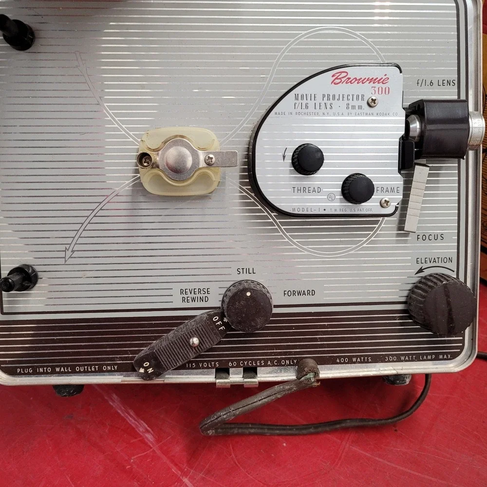 Vintage 1950's Kodak Brownie 300 Movie Projector 8mm - Retro‎ Home Decor / Prop